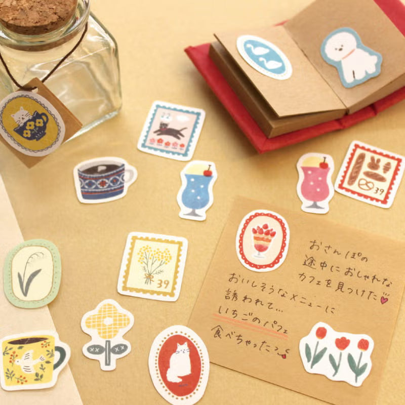 WASHI FLAKE STICKERS – RED (QSA151)