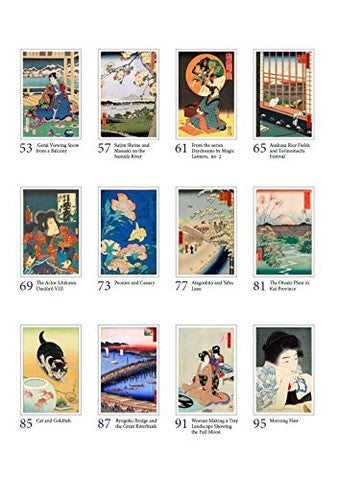 FLOATING WORLD JAPANESE PRINTS COLORING BOOK: COLOR YOUR MASTERPIECE & CLEAR YOUR MIND