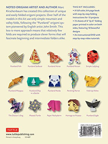 CREATIVE ORIGAMI KIT: LEARN TO FOLD LIKE A PRO! (DVD, 64-PAGE BOOK, 72 FOLDING PAPERS)