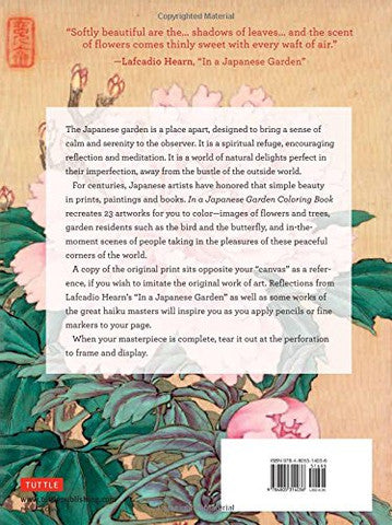 IN A JAPANESE GARDEN COLORING BOOK