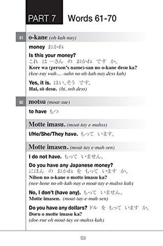 INSTANT JAPANESE: HOW TO EXPRESS OVER 1,000 DIFFERENT IDEAS WITH JUST 100 KEY WORDS AND PHRASES!