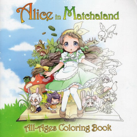 ALLICE IN MATCHALAND ALL-AGES COLORING BOOK
