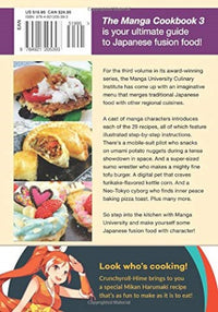 MANGA COOKBOOK VOL. 3: JAPANESE FUSION FOOD WITH CHARACTER!