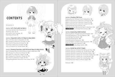 BEGINNER'S GUIDE TO DRAWING MANGA CHIBI GIRLS