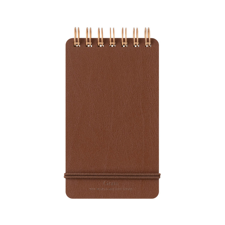 GRAIN MEMO PAD DARK BROWN (11799006)