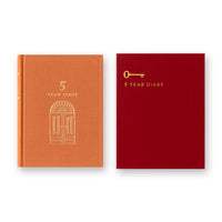 5-YEAR DIARY GATE MINI RED