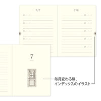 5-YEAR DIARY GATE MINI RED