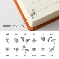 5-YEAR DIARY GATE MINI RED