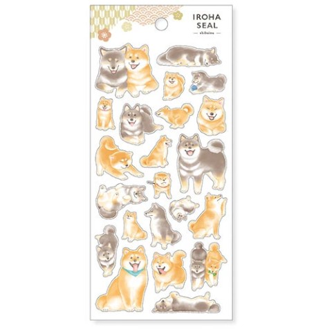 IROHA STICKER SHIBA INU