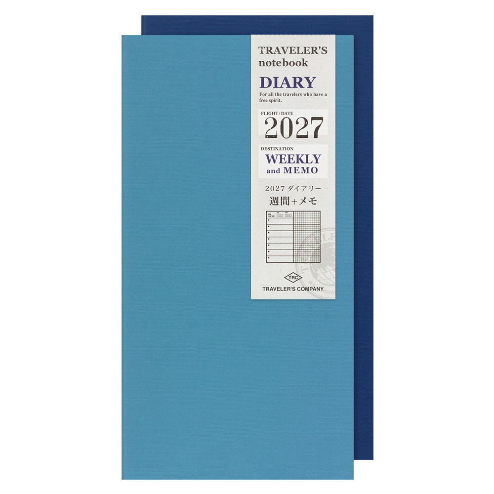 TRAVELER'S DIARY 2027 REGUALR SIZE WEEKLY + MEMO (14502006)