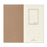 TRAVELER'S DIARY 2027 REGUALR SIZE WEEKLY + MEMO (14502006)