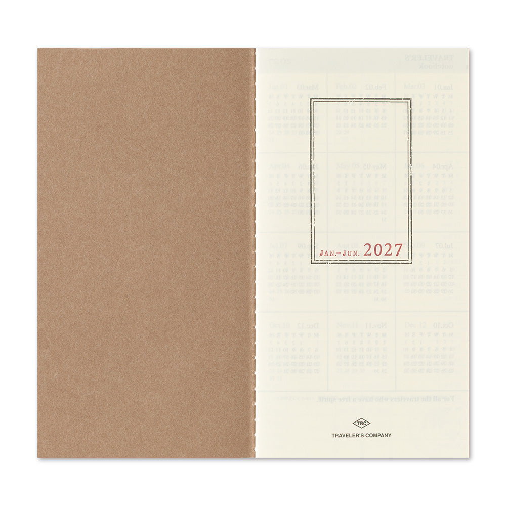 TRAVELER'S DIARY 2027 REGUALR SIZE WEEKLY + MEMO (14502006)