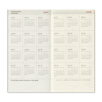 TRAVELER'S DIARY 2027 REGUALR SIZE WEEKLY + MEMO (14502006)