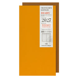 TRAVELER'S DIARY 2027 REGUALR SIZE WEEKLY VERTICAL (14503006)