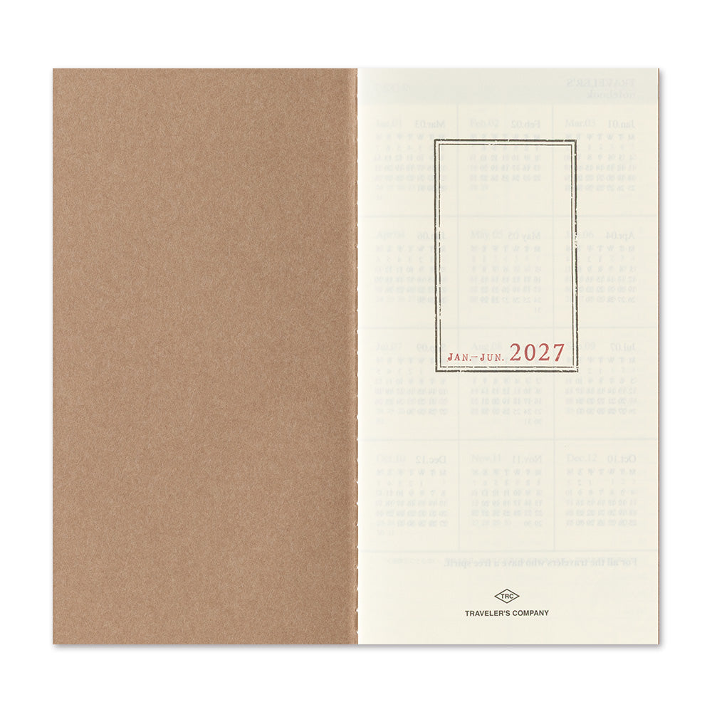 TRAVELER'S DIARY 2027 REGUALR SIZE WEEKLY VERTICAL (14503006)