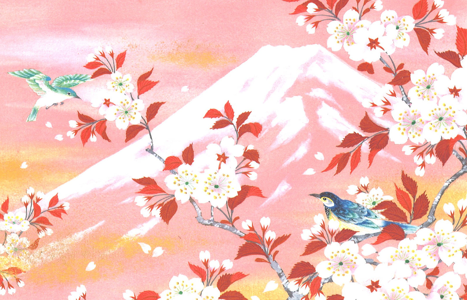 [BLANK]  PINK BASE: MT FUJI & SAKURA (F20-693)