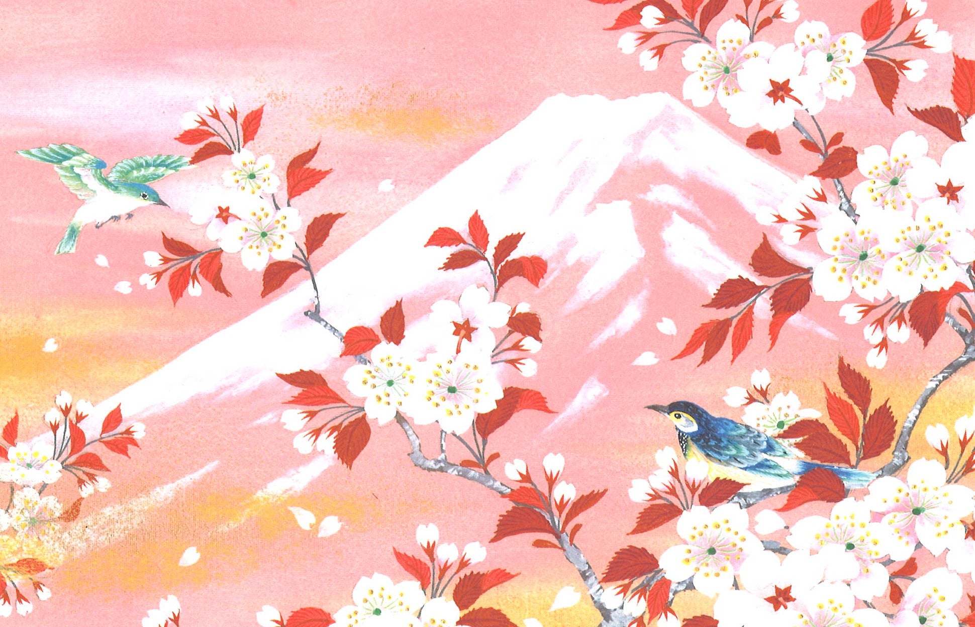 [BLANK]  PINK BASE: MT FUJI & SAKURA (F20-693)