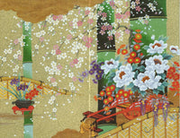 [BLANK]  GOLD BASE: FLOWER & BAMBOO (F25-952)