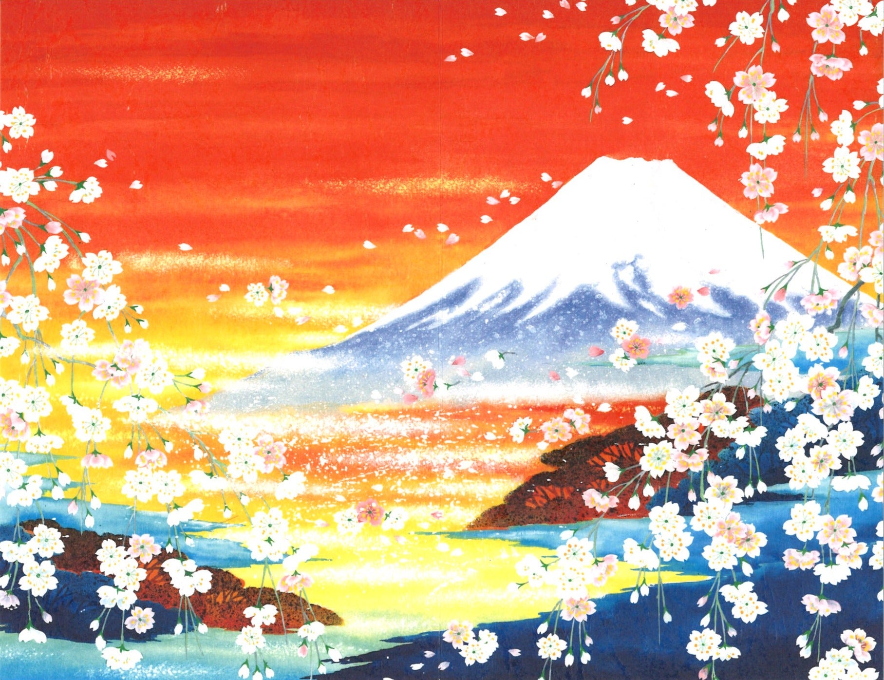 [BLANK]  RED BASE: MT FUJI & SAKURA (F25-942)