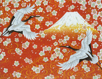 [BLANK]  RED BASE: CRANE & MT FUJI (F25-939)
