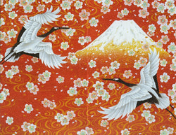 [BLANK]  RED BASE: CRANE & MT FUJI (F25-939)