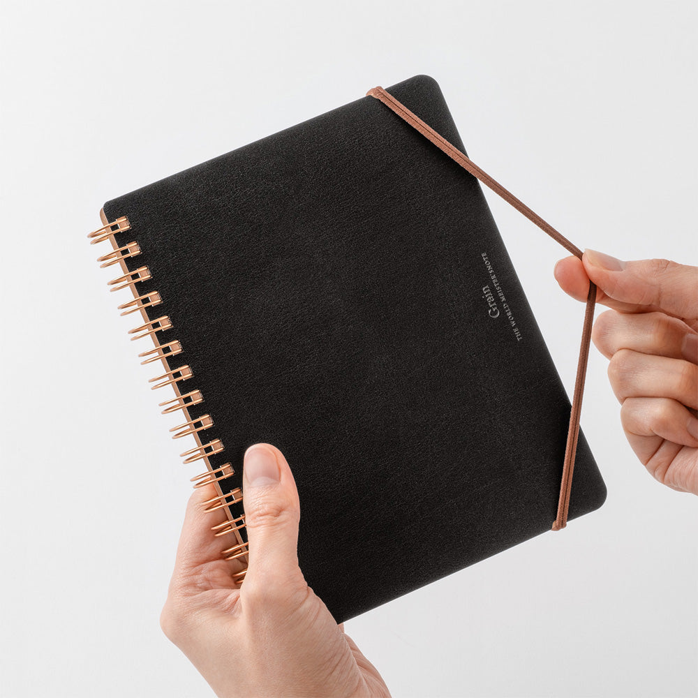 GRAIN NOTEBOOK B6 BLACK (15222006)