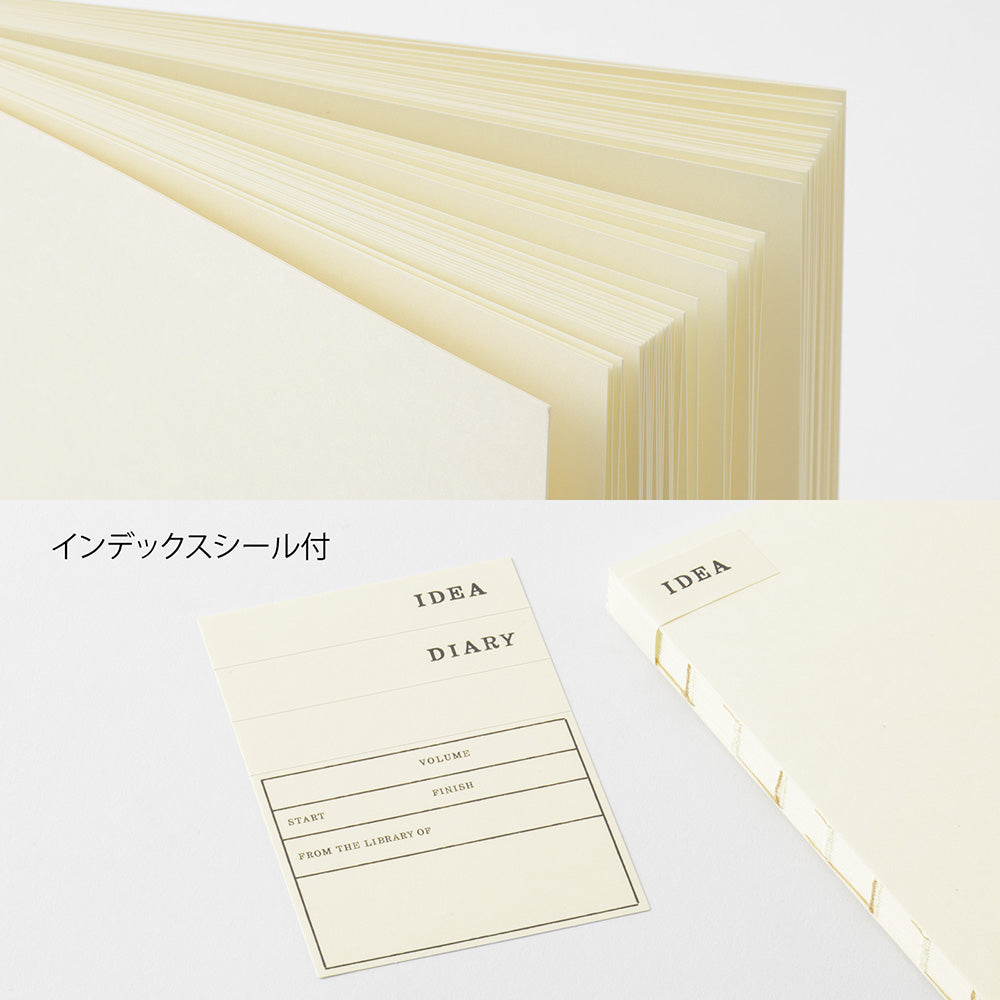 MD NOTEBOOK THICK A5 SQUARE BLANK A (15393006)