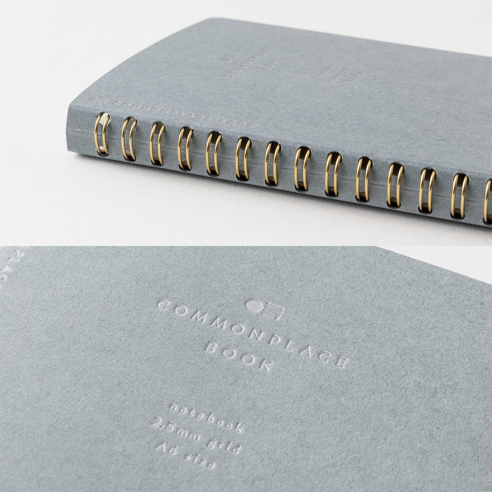 RING NOTEBOOK A6 COMMONPLACE GRAY (15397006)
