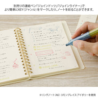RING NOTEBOOK A6 COMMONPLACE GRAY (15397006)