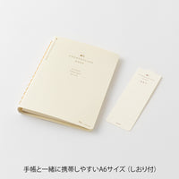 RING NOTEBOOK A6 COMMONPLACE IVORY (15398006)