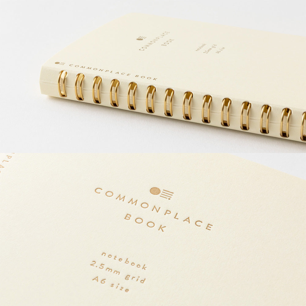 RING NOTEBOOK A6 COMMONPLACE IVORY (15398006)