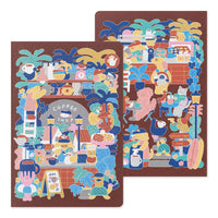 YURU LOG NOTEBOOK B6 COFFEE SHOP (15401006)