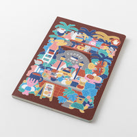 YURU LOG NOTEBOOK B6 COFFEE SHOP (15401006)