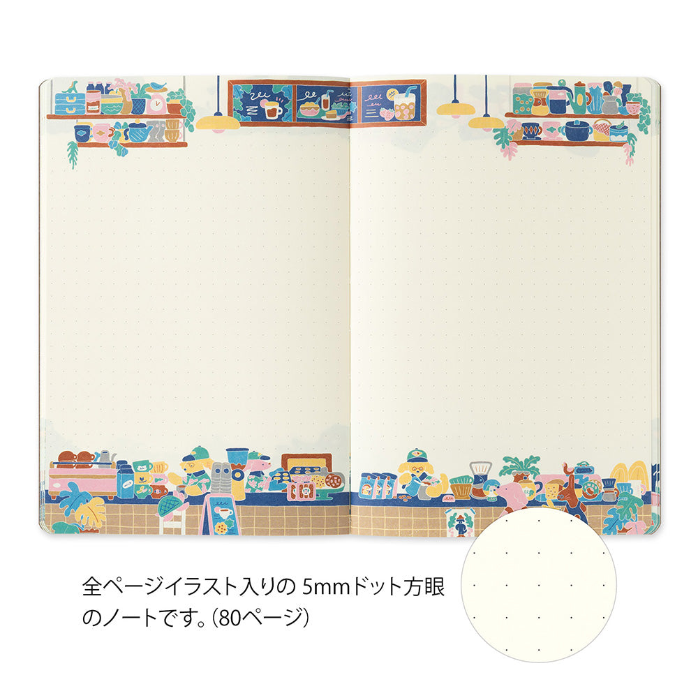 YURU LOG NOTEBOOK B6 COFFEE SHOP (15401006)