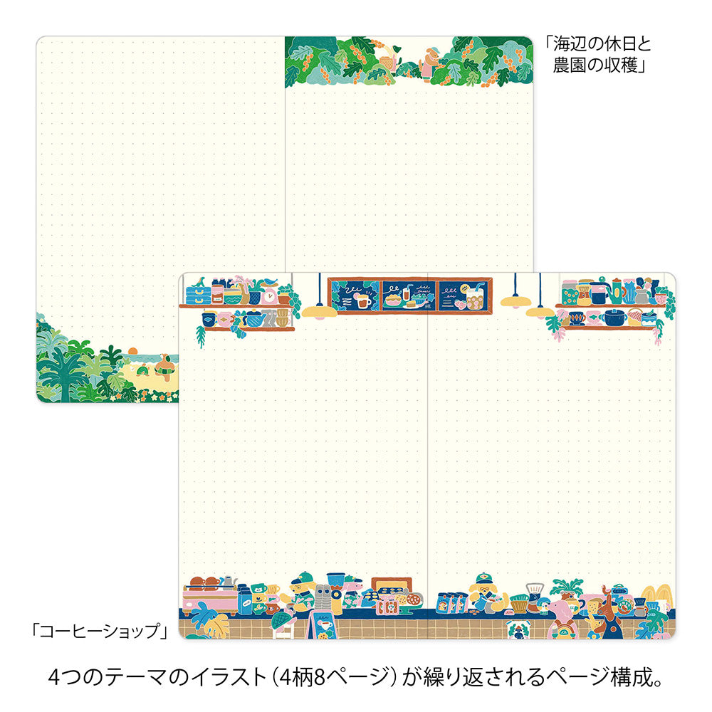 YURU LOG NOTEBOOK B6 COFFEE SHOP (15401006)