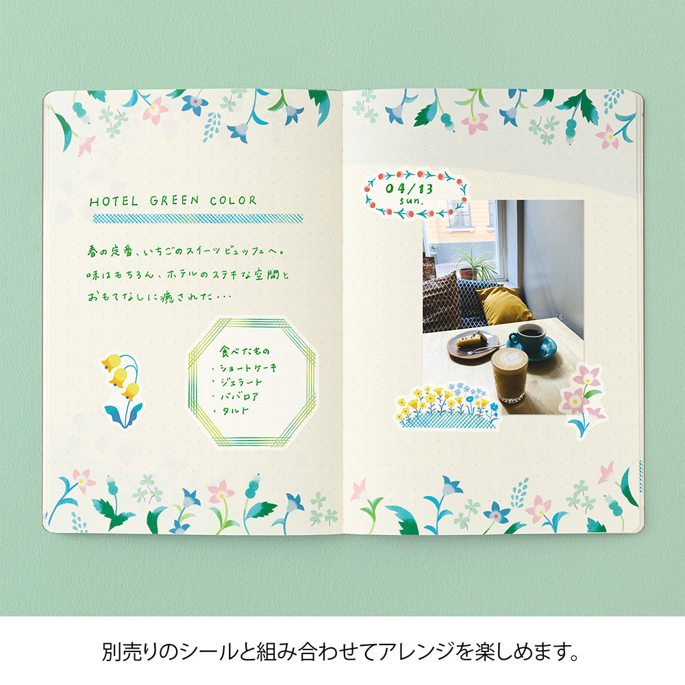 YURU LOG NOTEBOOK B6 FLORAL (15402006)