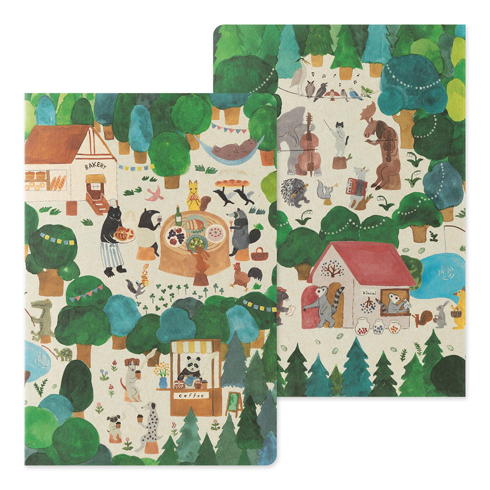 YURU LOG NOTEBOOK B6 FOREST ANIMAL A (15403006)