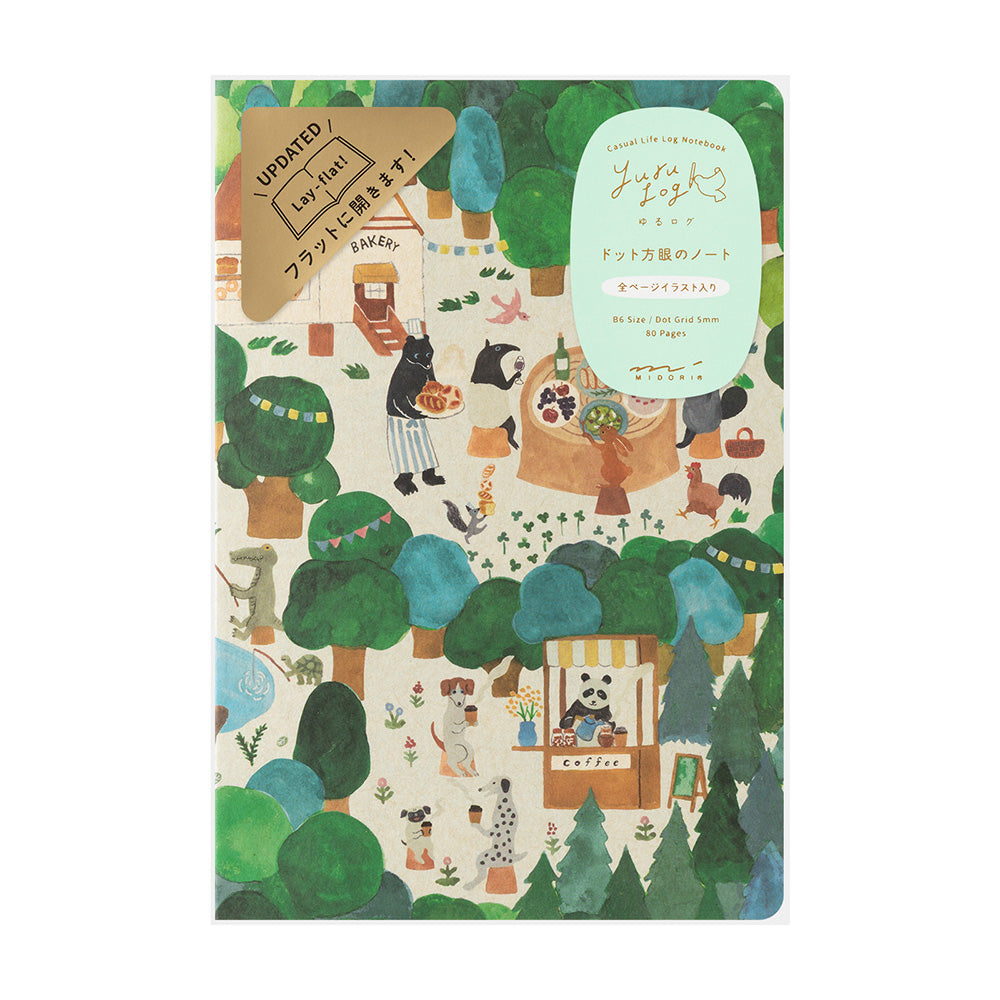 YURU LOG NOTEBOOK B6 FOREST ANIMAL A (15403006)