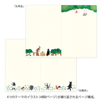 YURU LOG NOTEBOOK B6 FOREST ANIMAL A (15403006)