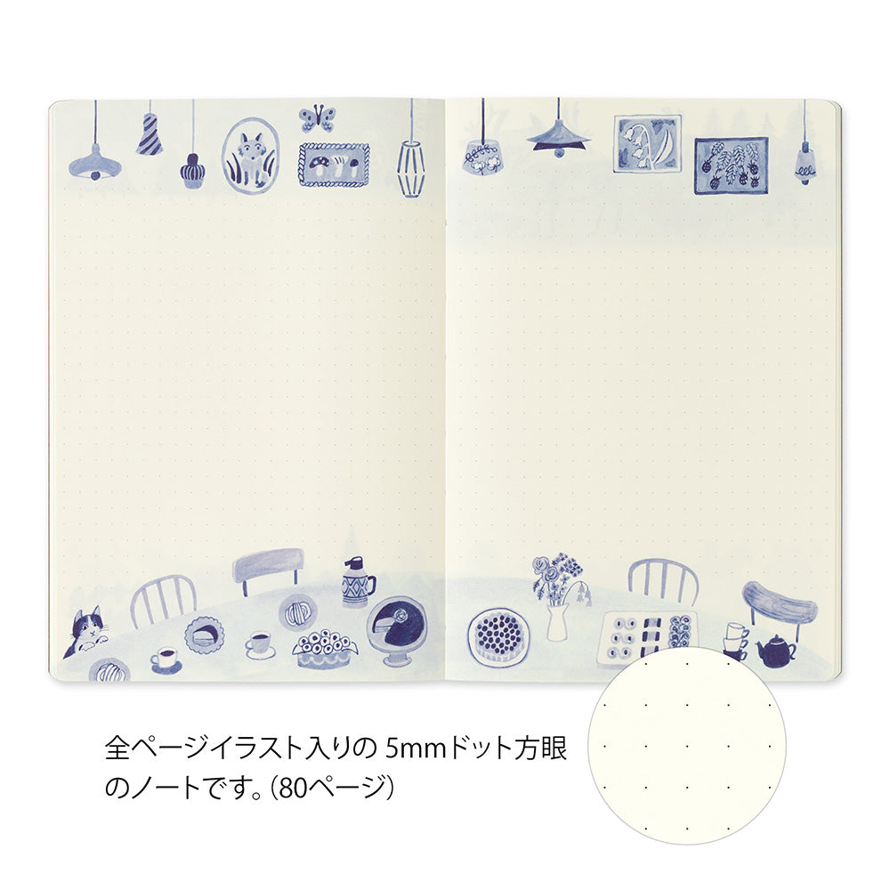 YURU LOG NOTEBOOK B6 BLUE NORDIC A (15408006)