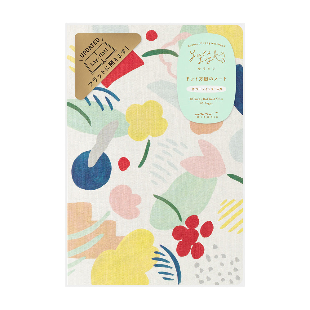 YURU LOG NOTEBOOK B6 MOTIF TEXTILE A (15410006)