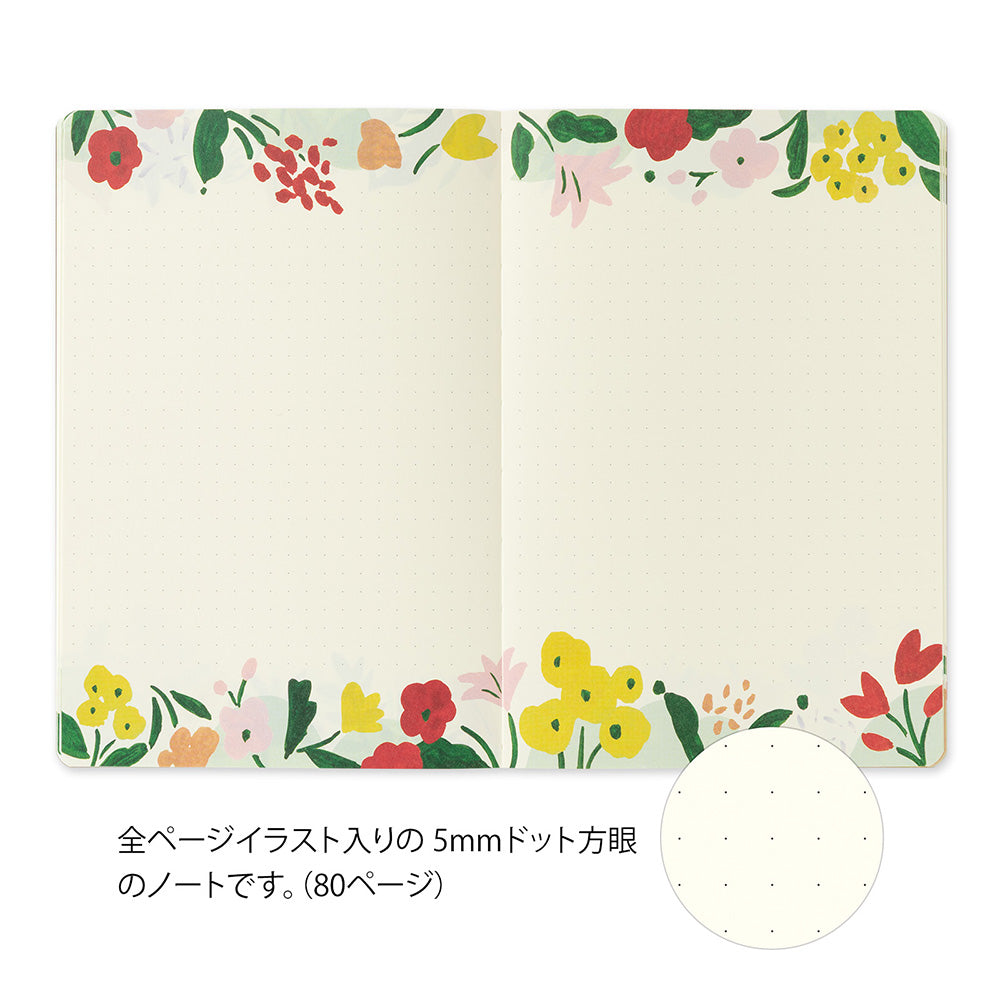 YURU LOG NOTEBOOK B6 MOTIF TEXTILE A (15410006)
