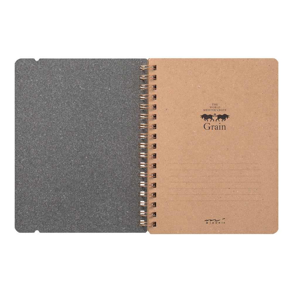 RING NOTEBOOK GRAIN B6 RED (15413006)