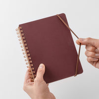 RING NOTEBOOK GRAIN B6 RED (15413006)