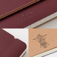 RING NOTEBOOK GRAIN B6 RED (15413006)