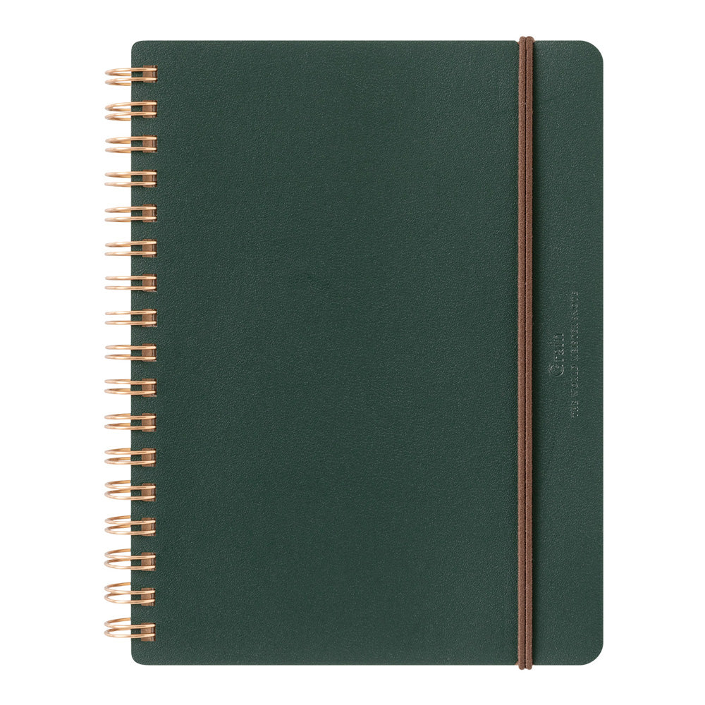 RING NOTEBOOK GRAIN B6 GREEN (15414006)