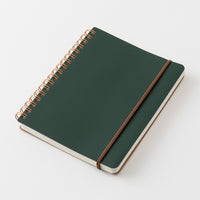 RING NOTEBOOK GRAIN B6 GREEN (15414006)