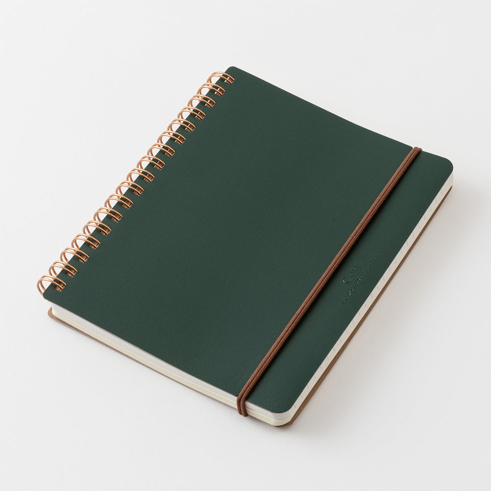 RING NOTEBOOK GRAIN B6 GREEN (15414006)