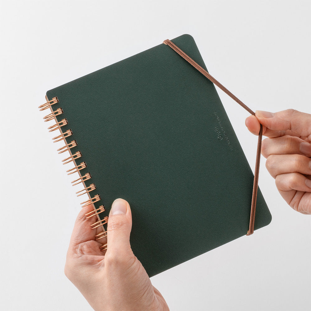 RING NOTEBOOK GRAIN B6 GREEN (15414006)