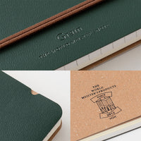 RING NOTEBOOK GRAIN B6 GREEN (15414006)